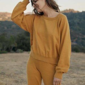 Christy Dawn | The Sonny Sweater in Mustard | Size Small